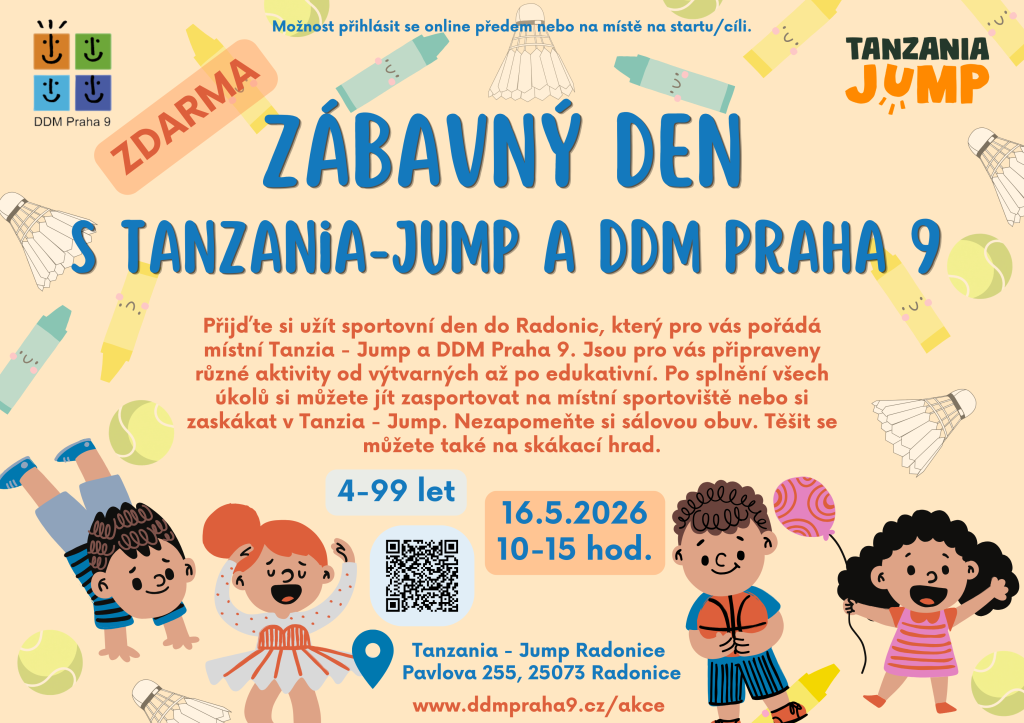 Zábavný den s Tanzania - Jump a DDM Praha 9